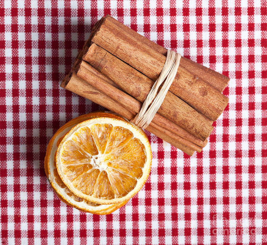 Winter Photograph - Orange and Cinnamon #2 by Nailia Schwarz