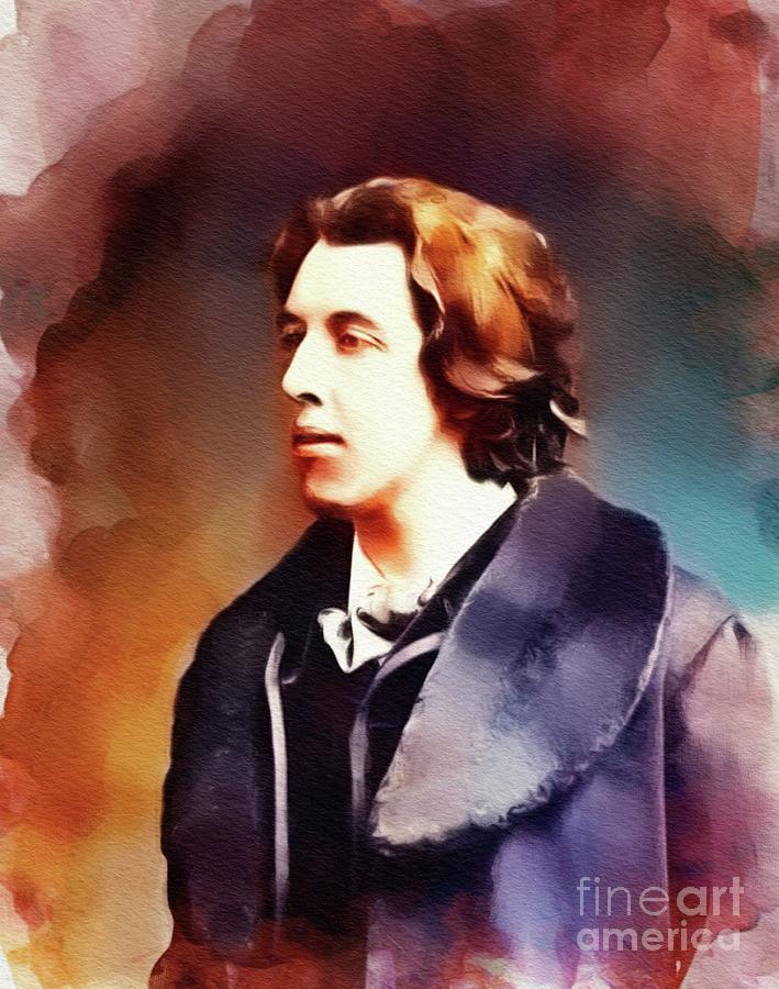 Oscar Wilde, Literary Legend Painting