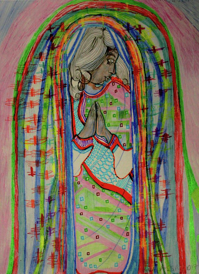 Our Lady of Asia #2 Painting by Gloria Ssali