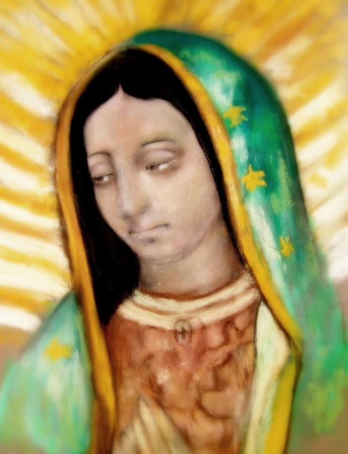 Our Lady of Guadalupe Pastel by Alan Grondin - Fine Art America