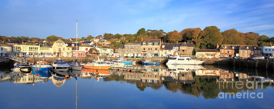 Boat Photograph - Padstow - Panoramic #2 by Carl Whitfield