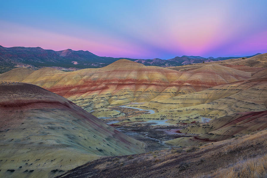 Desert Photograph - Painted Hills #2 by Christian Heeb