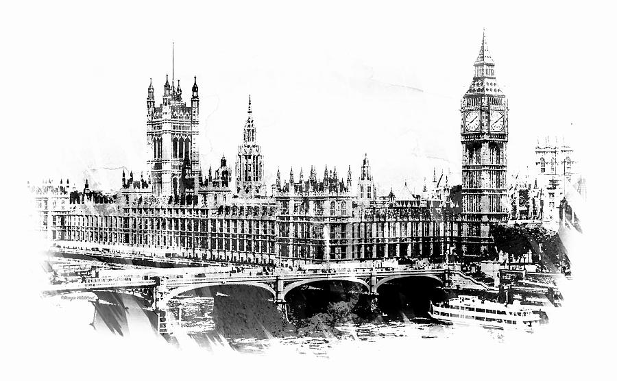 Realistic Drawing of Palace of Westminster  london bridge building drawing   YouTube