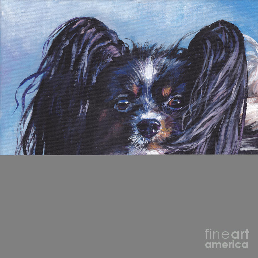 Papillon #3 Painting by Lee Ann Shepard