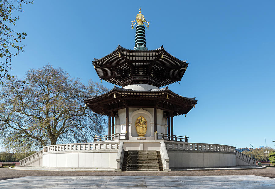 London Photograph - Peace Pagoda #2 by Matt Malloy