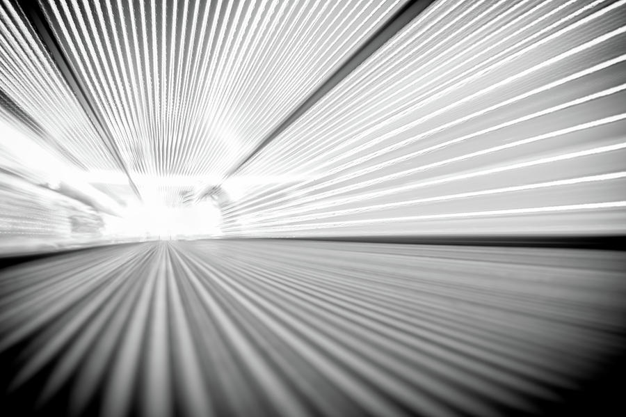 Perspective Point Of View On A Moving Walkway  #2 Photograph by Alex Grichenko