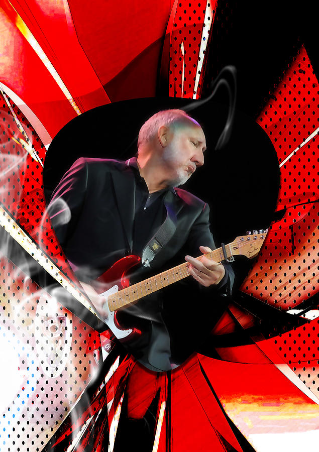Pete Townshend Art #2 Mixed Media by Marvin Blaine