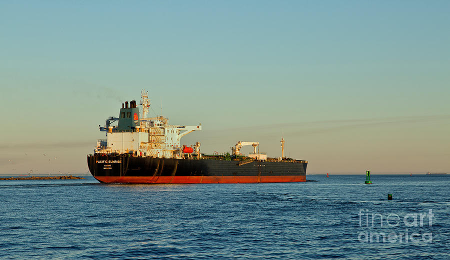 Petroleum Tanker En Route #2 Photograph by Inga Spence