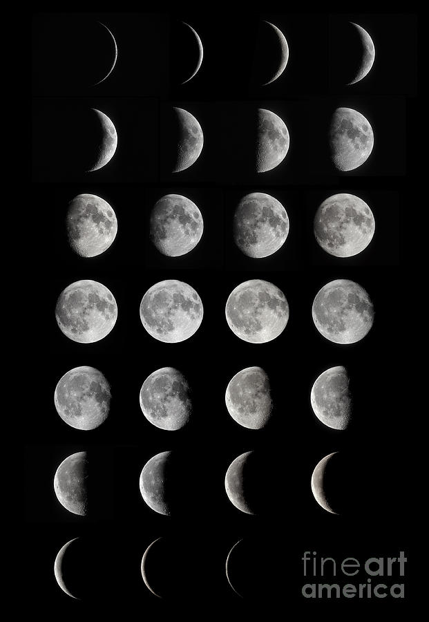 Phases Of The Moon #2 Photograph by Larry Landolfi