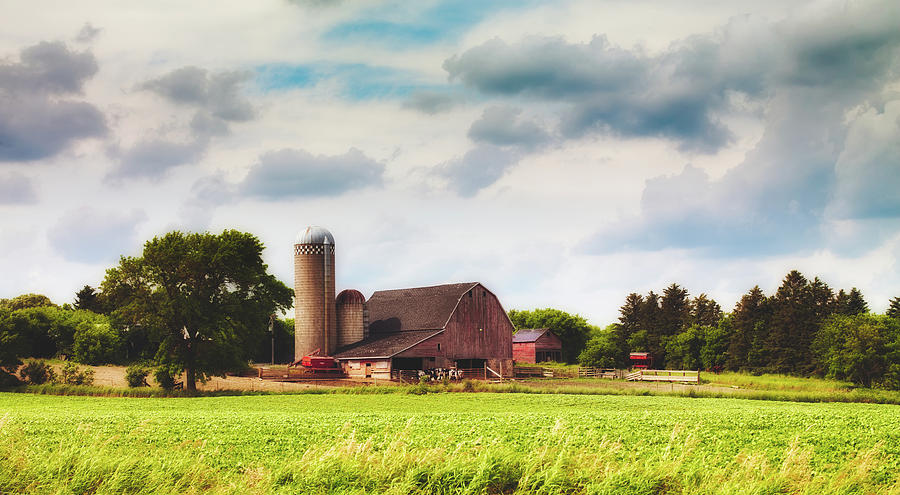 Picturesque North Dakota Farm Photograph by Mountain Dreams | Pixels