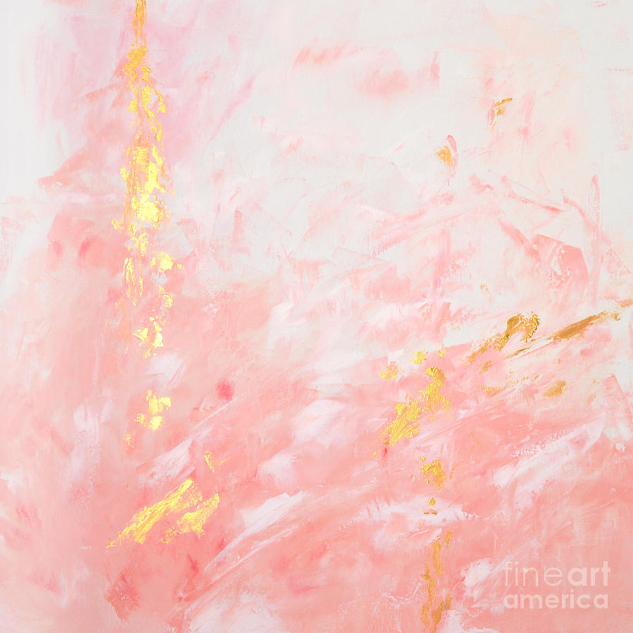 Rose Gold Abstract Painting Painting Art & Collectibles trustalchemy.com