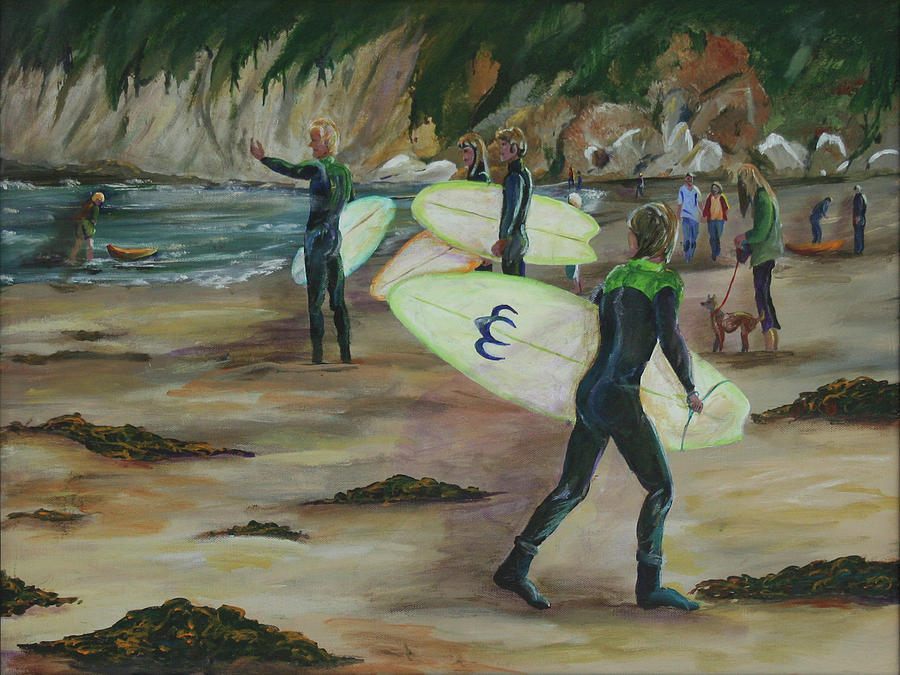 Pismo Beach #1 Painting by Gail Daley