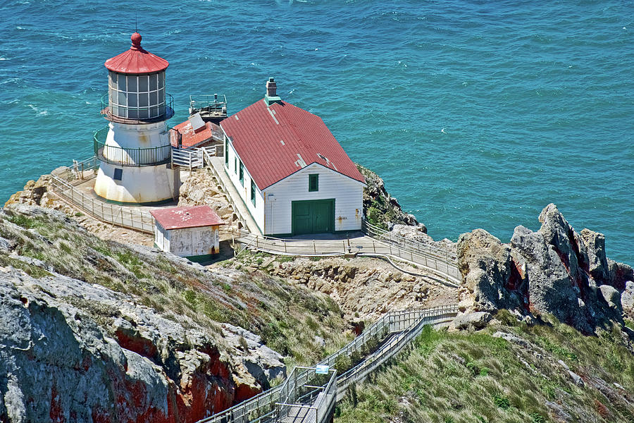 Point Reyes Lighthouse in Point Reyes National Seashore, California  #2 Photograph by Ruth Hager