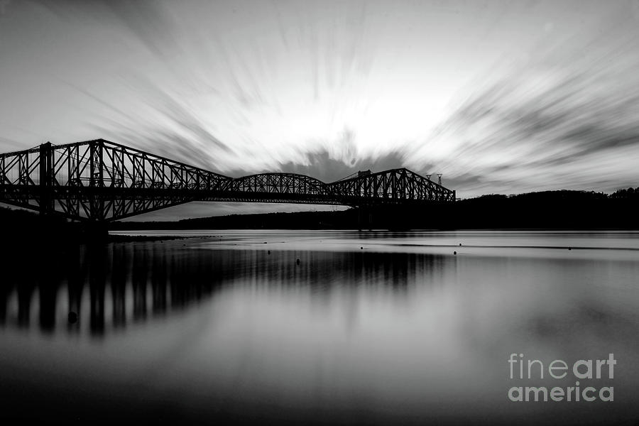 Pont de Quebec sunset #2 Photograph by Colin Woods