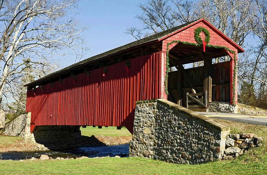 Poole Forge Covered Bridge #1 Photograph by Sally Weigand - Fine Art ...