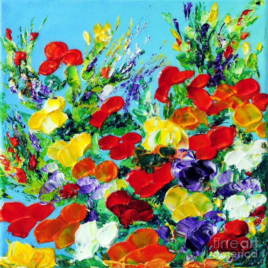 Poppies #1 Painting by Teresa Wegrzyn