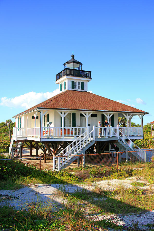 Port Boca Grande Lighthouse FL #2 Photograph by Chris Smith