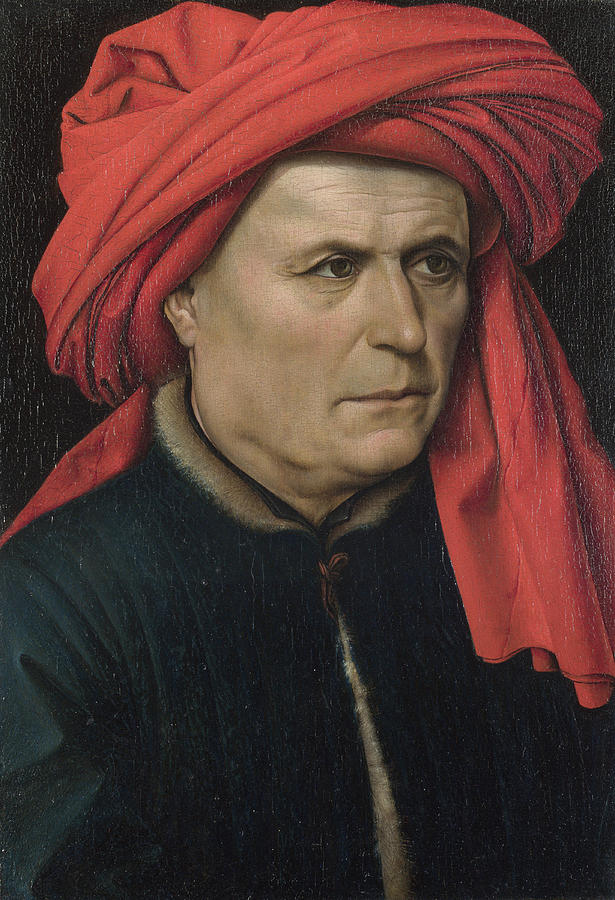 Portrait of a Man Painting by Robert Campin | Fine Art America