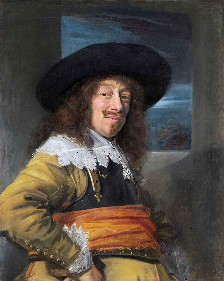 Portrait of a Member of the Haarlem Civic Guard #2 Painting by Frans Hals