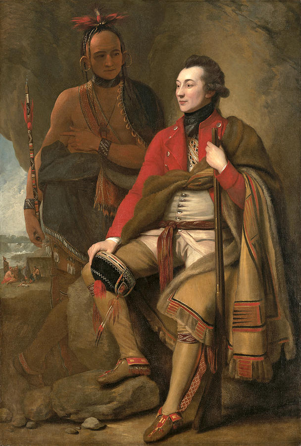  Portrait of Colonel Guy Johnson #3 Painting by Benjamin West