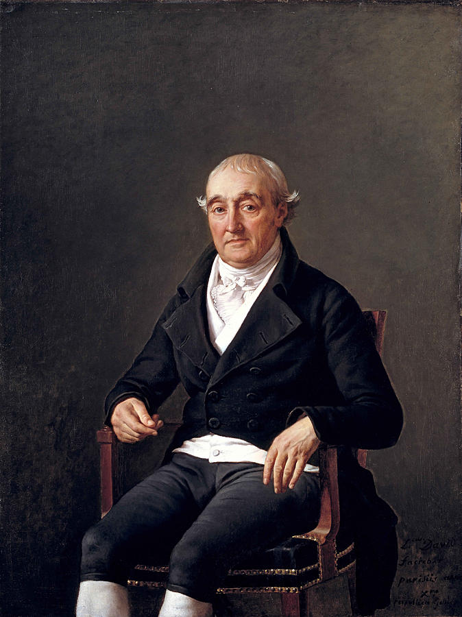 Portrait of Cooper Penrose Painting by Louis David