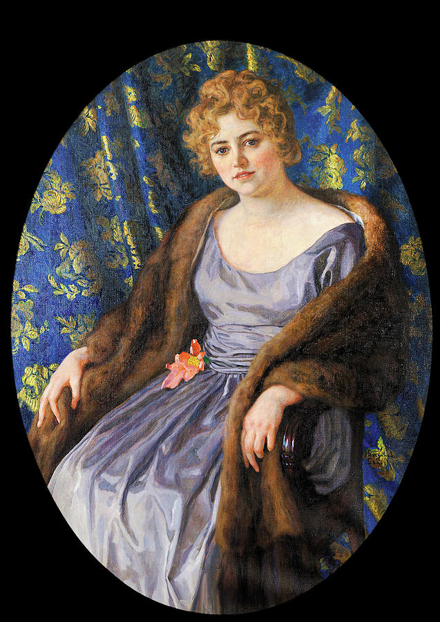 Portrait Of Maria Emelianova Painting