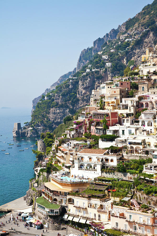 Positano view, Amalfi Coast, Italy Photograph by Paolo Modena