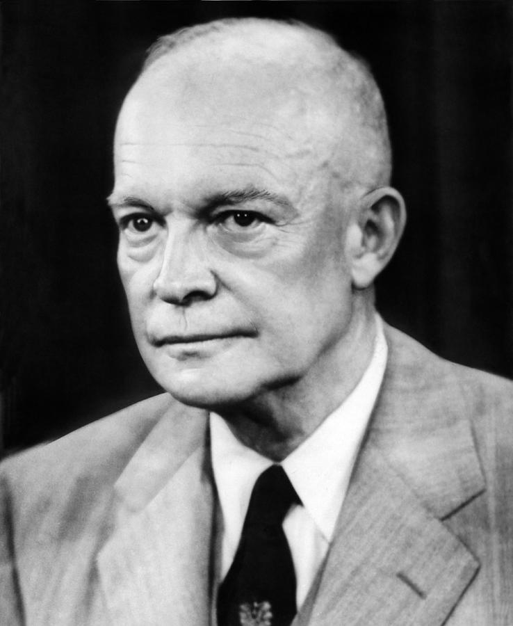 President Dwight D. Eisenhower Photograph By Underwood Archives