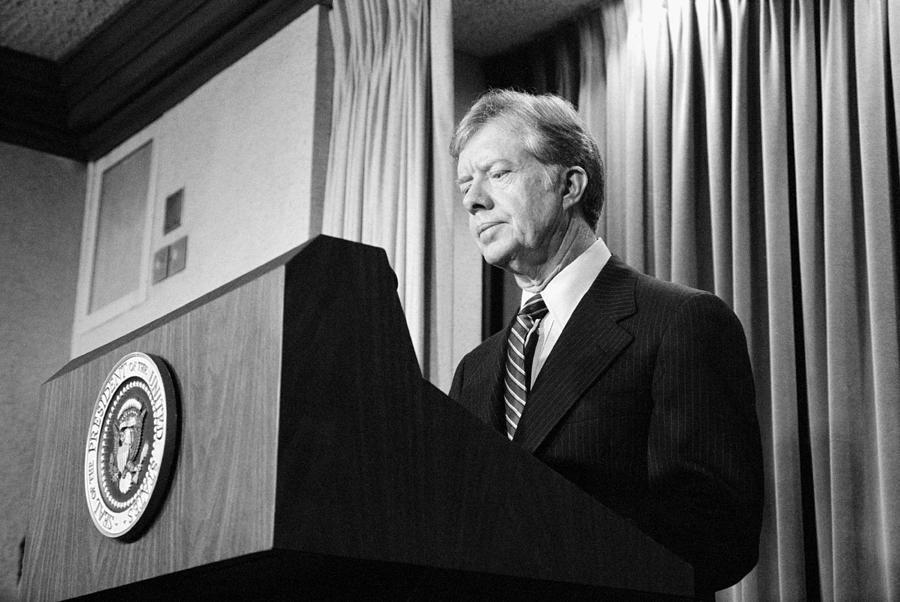 President Jimmy Carter #1 Photograph by War Is Hell Store