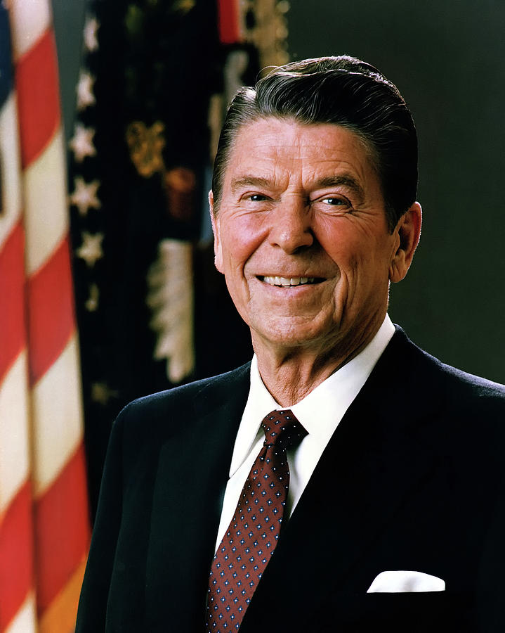 President Ronald Reagan #2 Photograph by Mountain Dreams