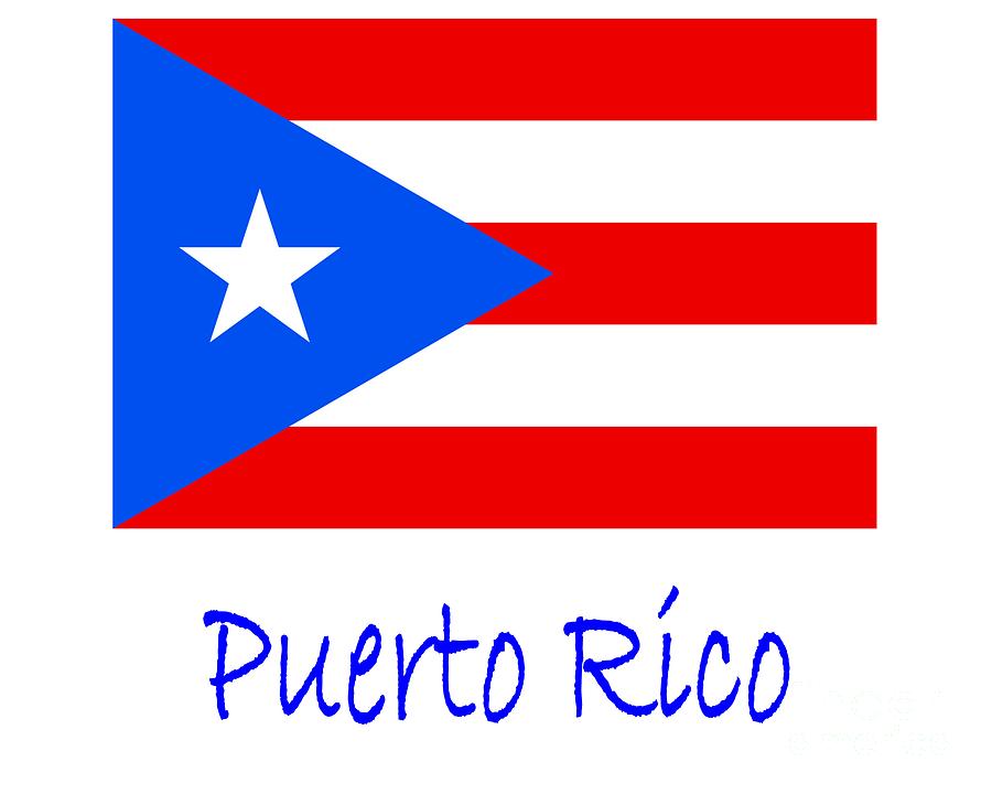 Puerto Rico Flag Digital Art by Frederick Holiday - Fine Art America