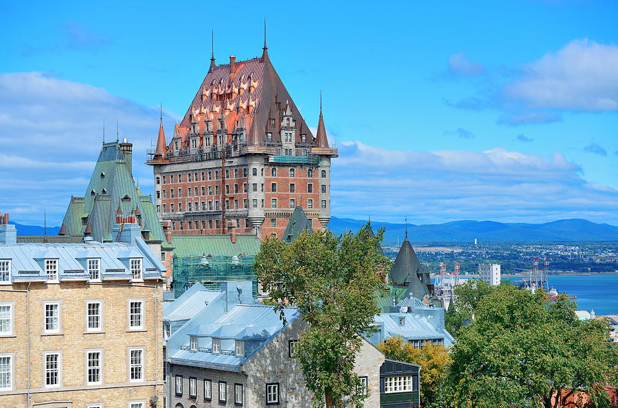 Quebec City cityscape  #2 Photograph by Songquan Deng