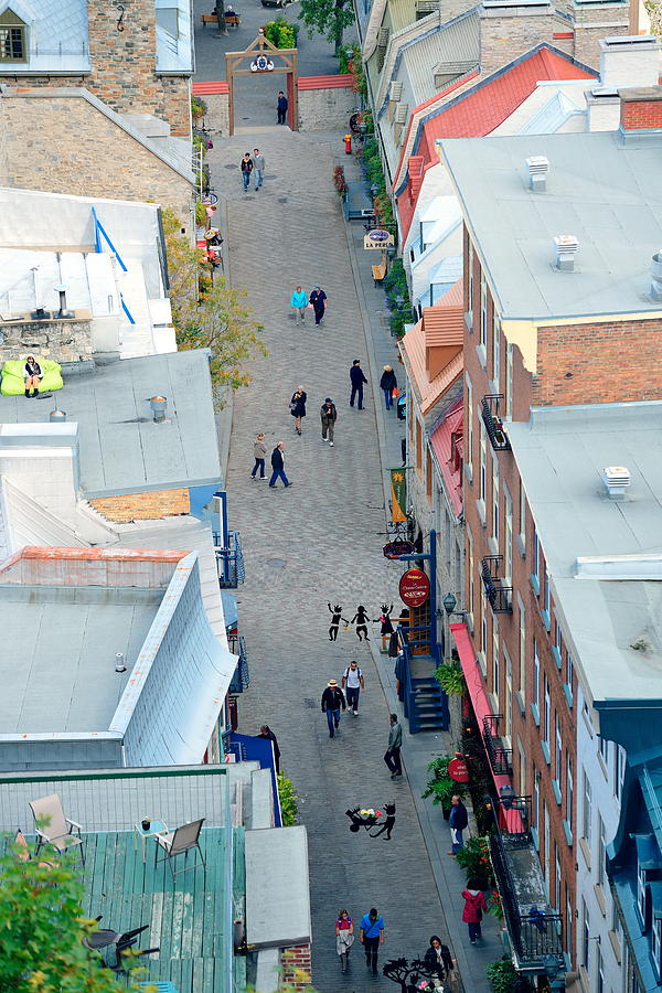 Quebec City Street View Photograph