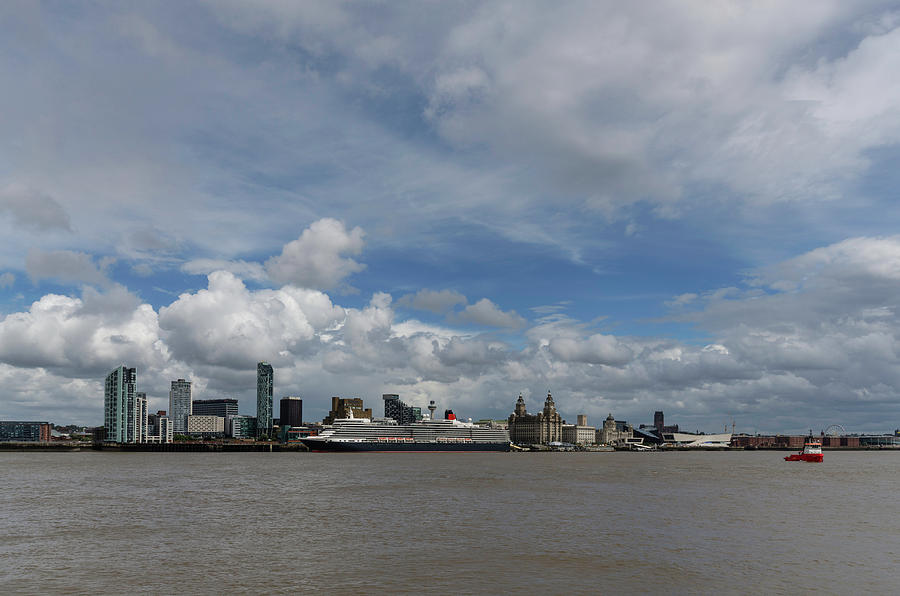 Queen Elizabeth at Liverpool Photograph by Spikey Mouse Photography