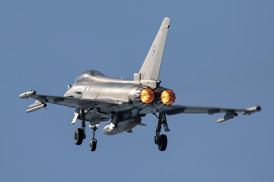 Jet Digital Art - RAF Typhoon  #2 by Airpower Art