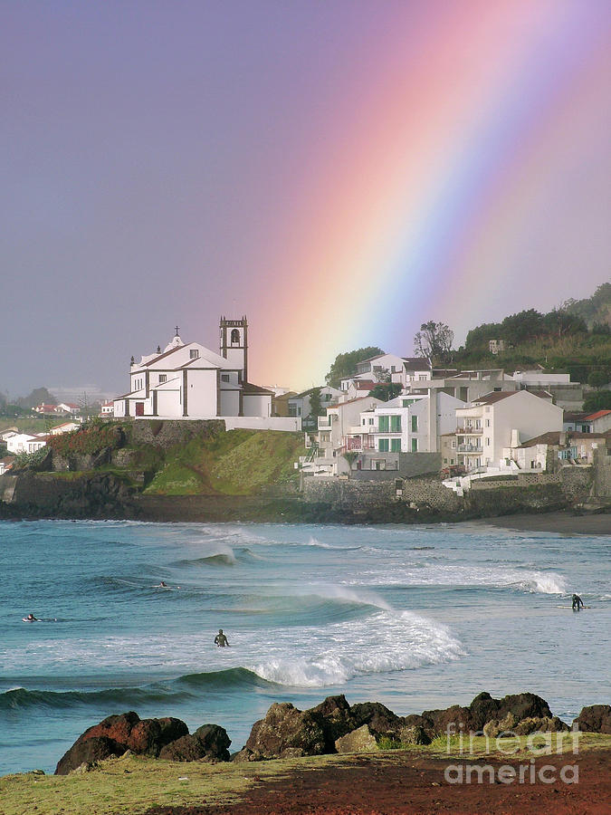 Beach Photograph - Rainbow #2 by Gaspar Avila