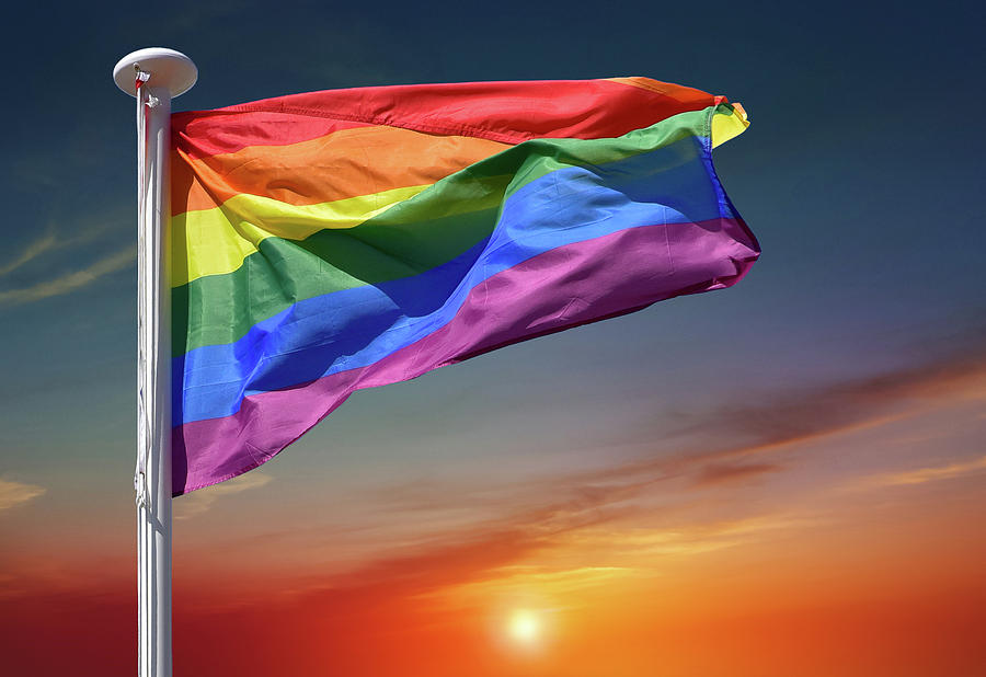 Rainbow Gay Pride Flag Photograph