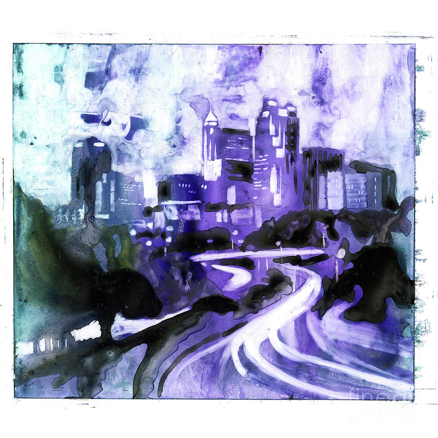 Raleigh Downtown #2 Painting by Ryan Fox