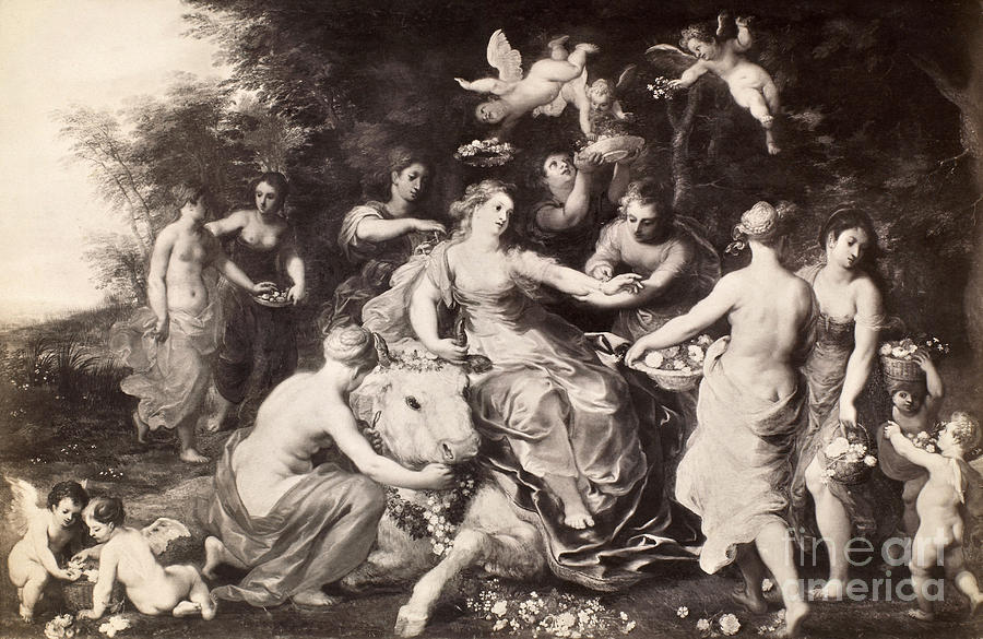 Rape Of Europa #2 Painting by Granger