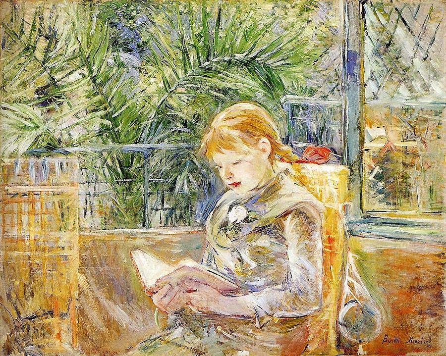 Reading #2 Painting by Berthe Morisot