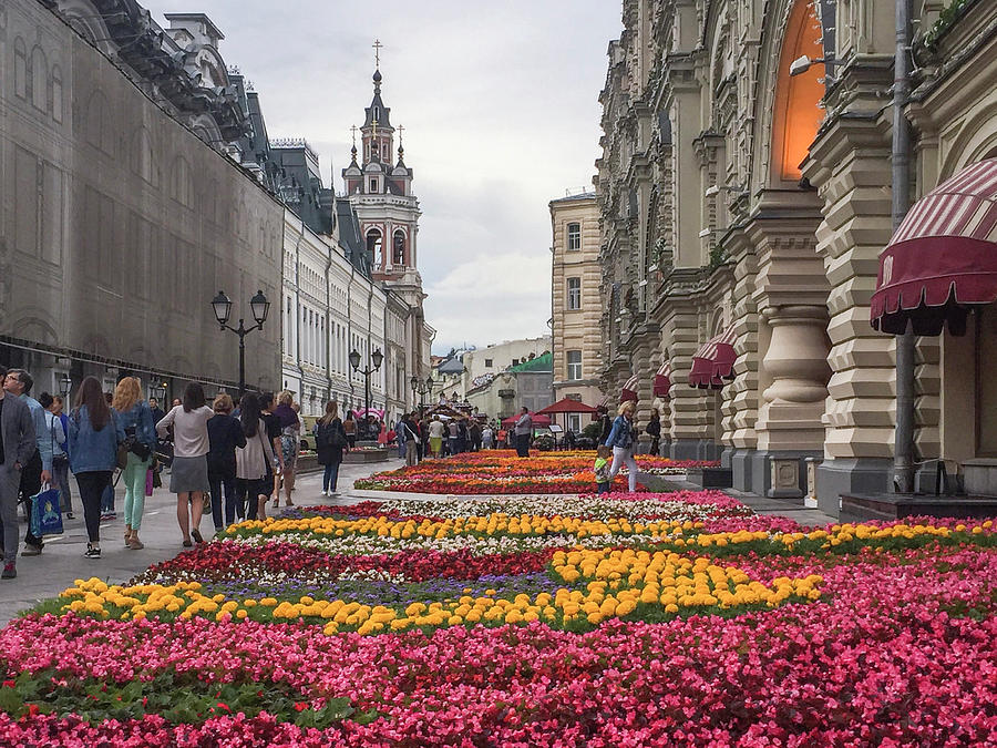 Red square- Moscow. Photograph by Usha Peddamatham