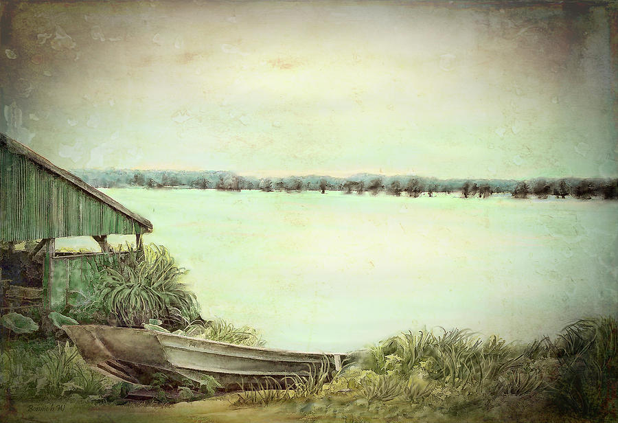 Reelfoot Lake Fishing #2 Painting by Bonnie Willis