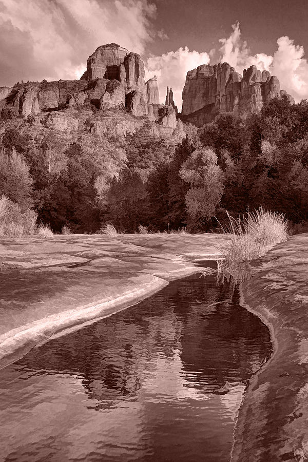 Reflections of Cathedral Rock #2 Photograph by Leda Robertson
