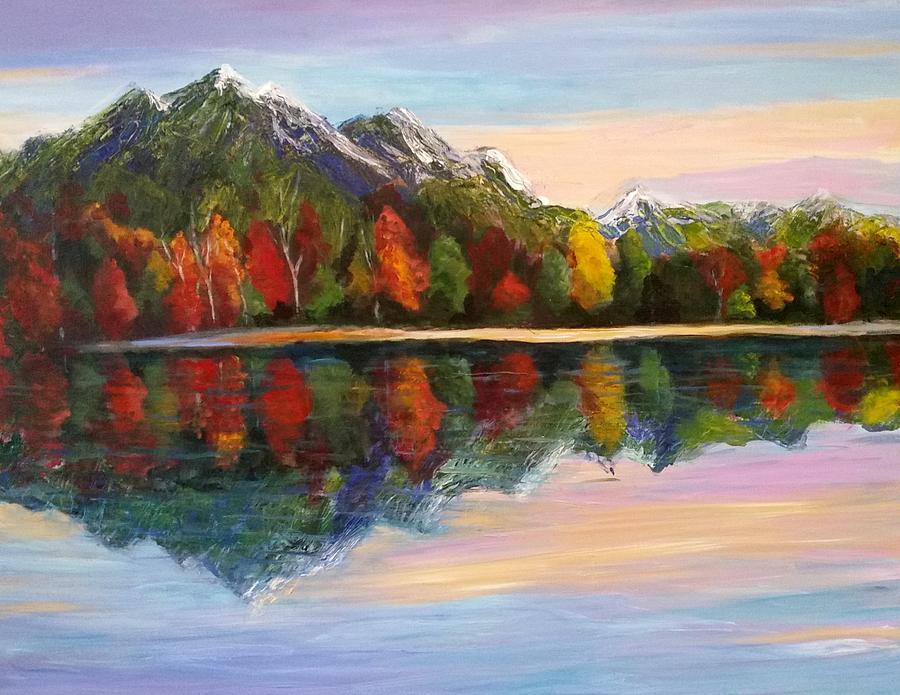 Reflections #2 Painting by Rosie Sherman
