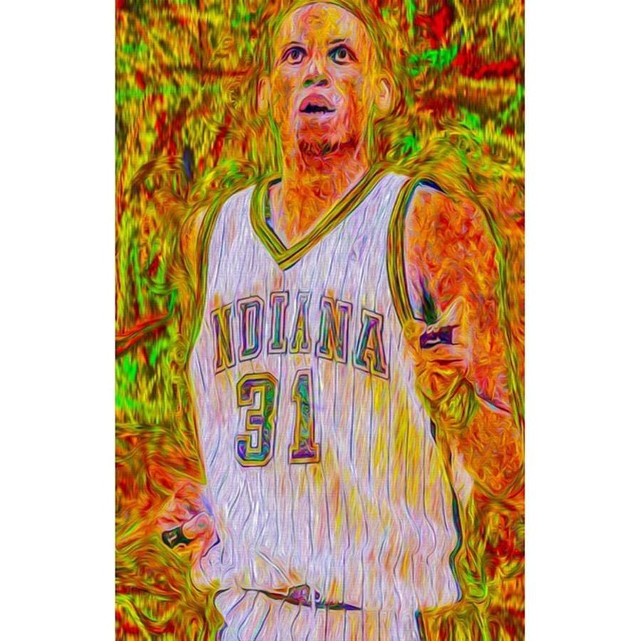 Indianapolis Photograph - Reggie Miller. Ucla. Indiana Pacers #2 by David Haskett II