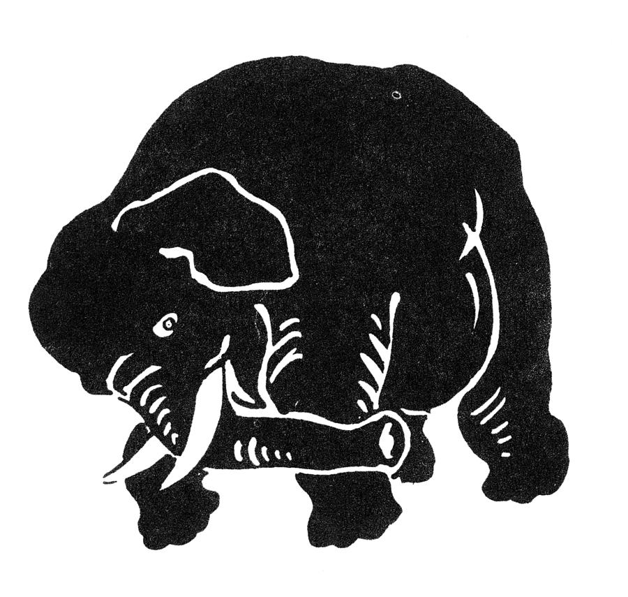 Republican Elephant, 1874 #2 Photograph by Granger