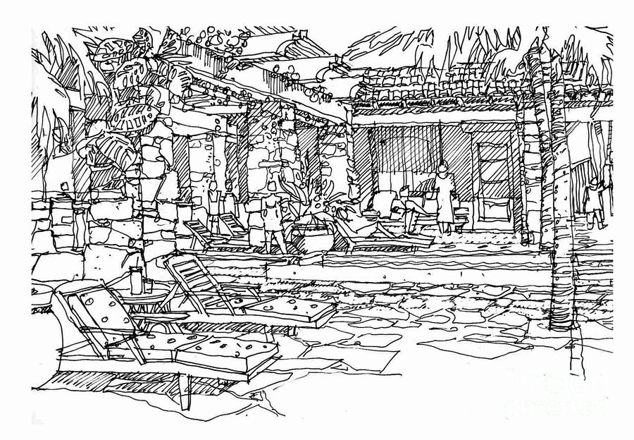 Resort #2 Drawing by Andrew Drozdowicz
