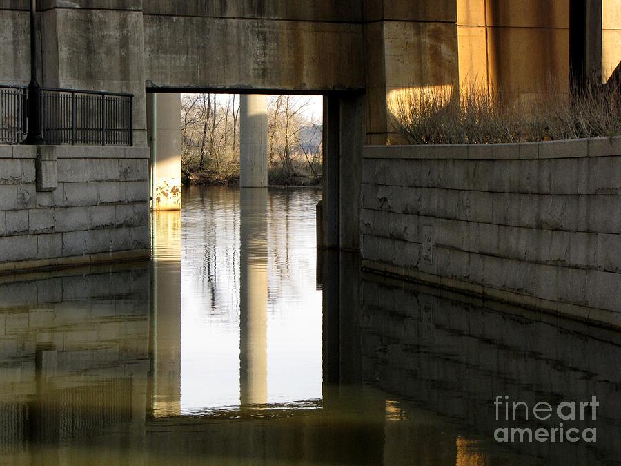 Richmond floodwall opening for Canal Photograph by Ben Schumin - Fine ...