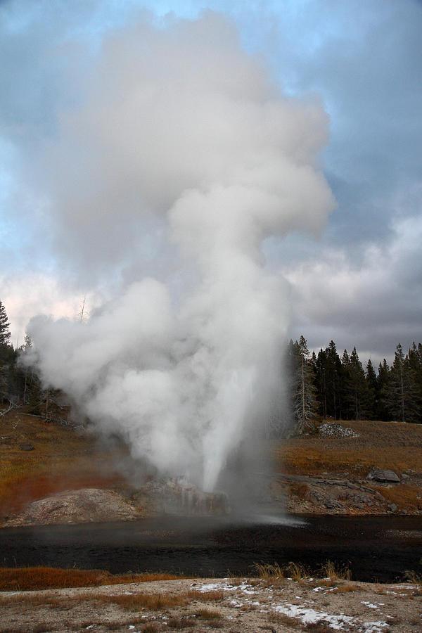 Riverside Geyser Yellowstone #2 Photograph by Pierre Leclerc Photography