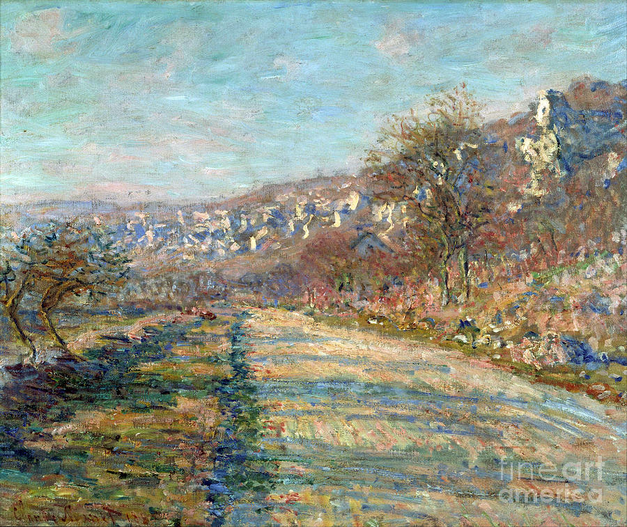 Road of La Roche Guyon #2 Painting by Claude Monet